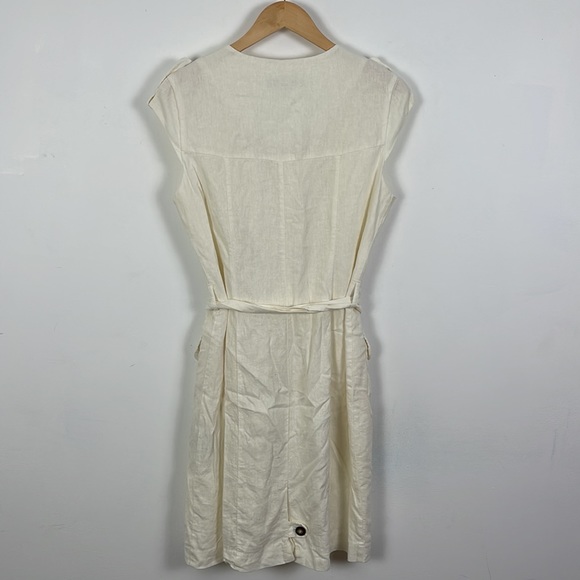 Jessica Linen Trench Dress - 14 - Picture 5 of 6